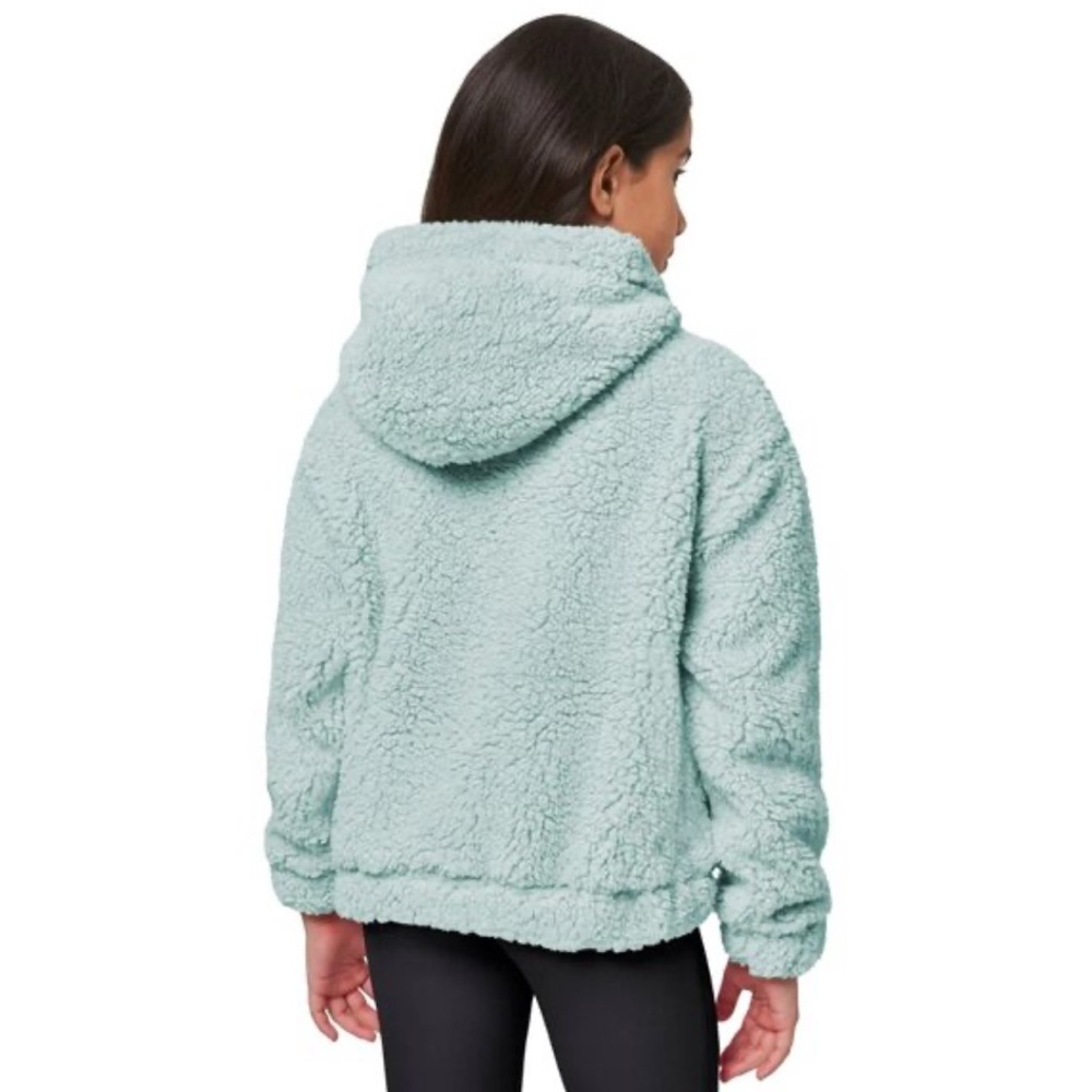 Mondetta Blue/Turquoise Sherpa Half Zip Hoodie Size M - Picture 2 of 6